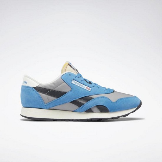 Reebok Classic Nylon Cyan Tin Grey Chalk Men